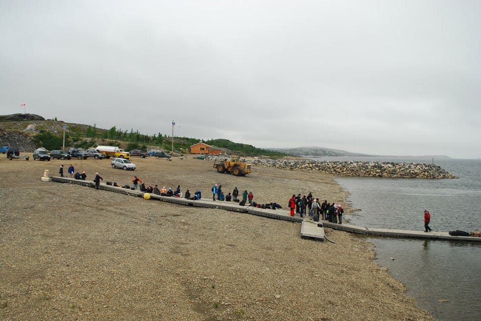 Solar Panels: A Feasible Diesel Replacement In Northern Canada 2 Beach in kuujjuaq in quebec, canada's nunavik region - solar panels