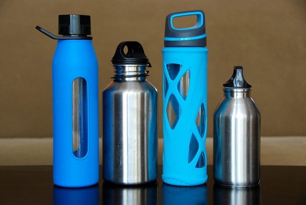 Reusable steel water bottles - green products