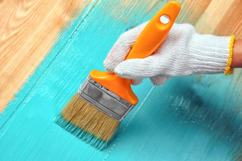Painting wood