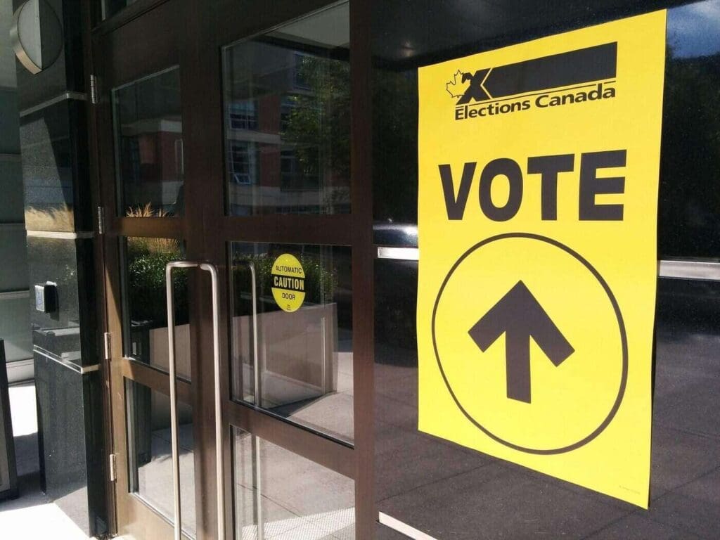 Elections canada polling station - election 2021 - where do the political parties stand on green building issues
