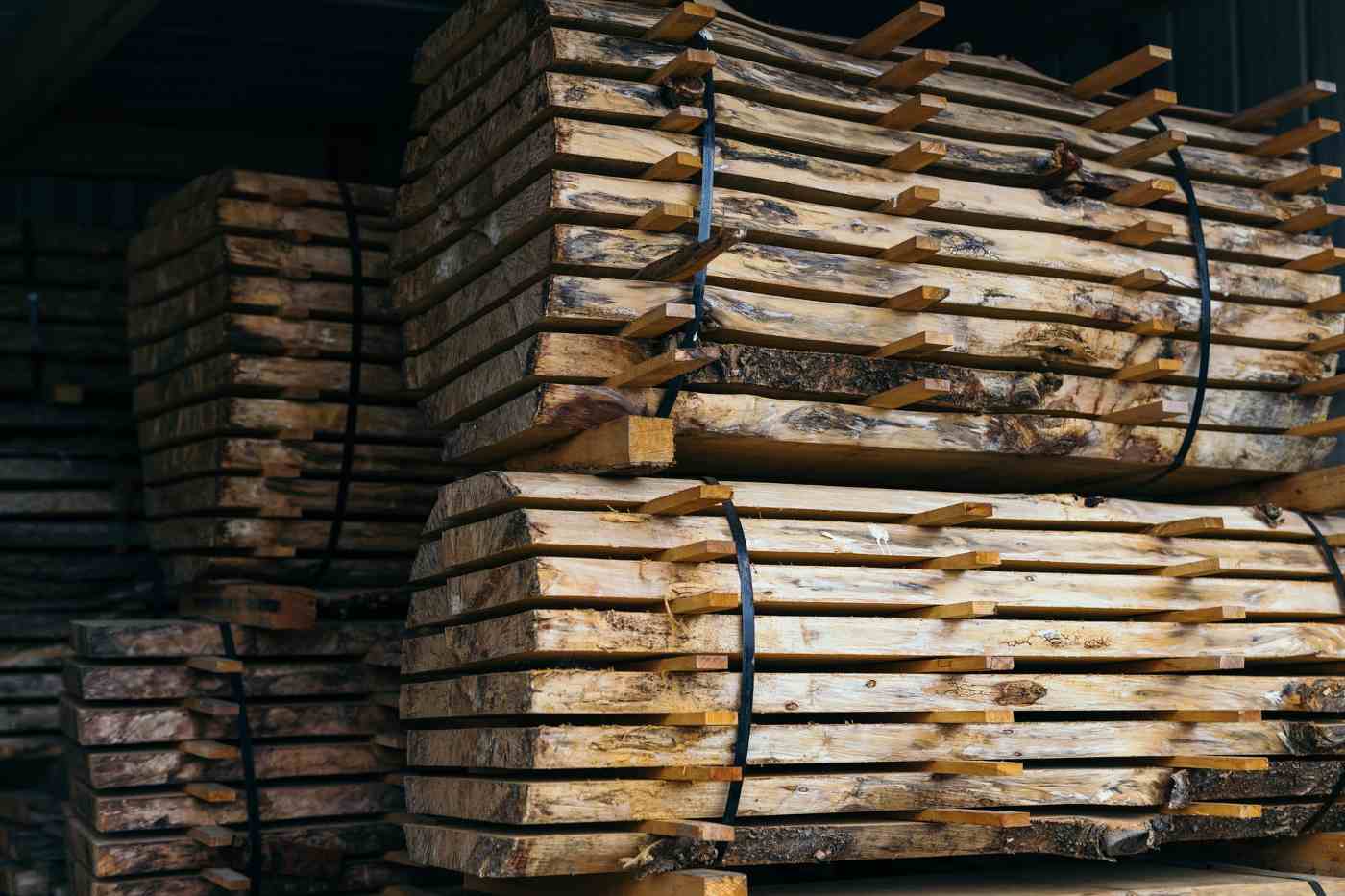 Investments In Mass Timber Create Innovative Solutions For Low-Carbon Building 2 Stacked lumber - investments in mass timber construction