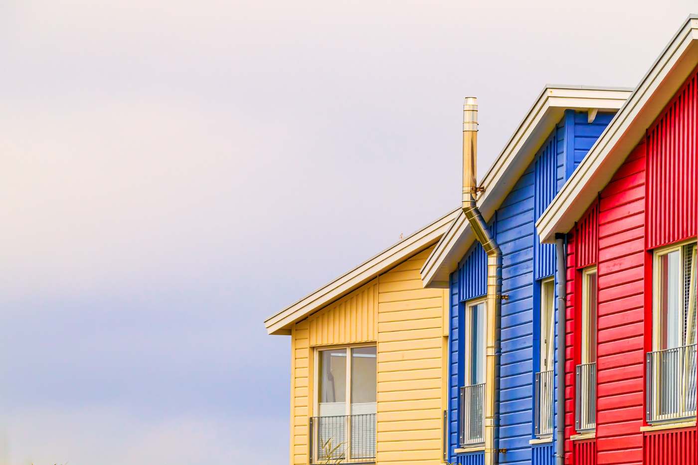 Colourful houses - avoid mistakes when designing a new house