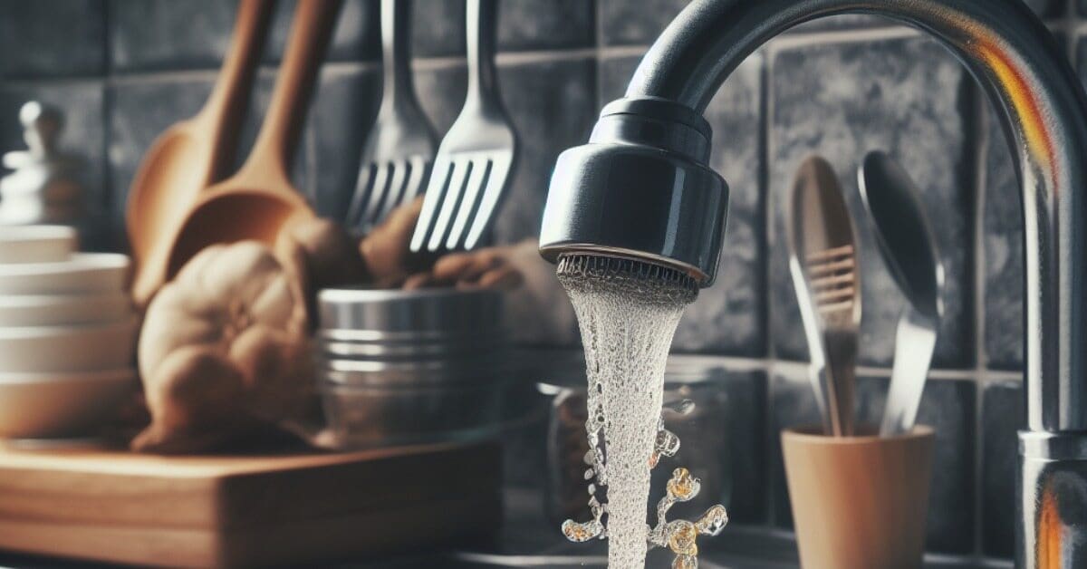 Stop Wasting Water. Use Advanced Water Filters Like These 2 Running kitchen tap - advanced water filters