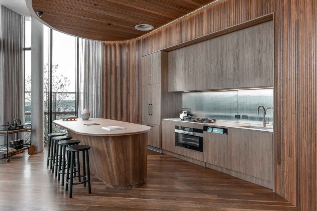 American oak wall cladding