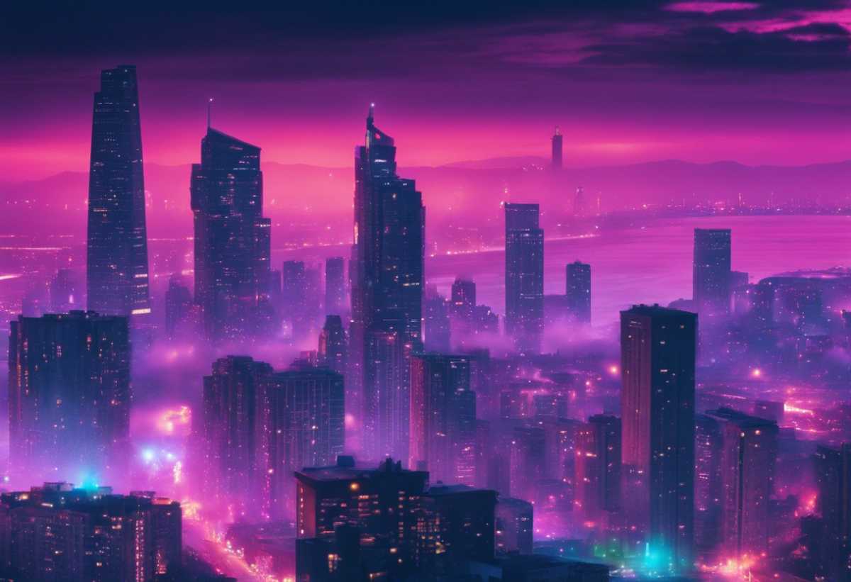 City with high energy consumption