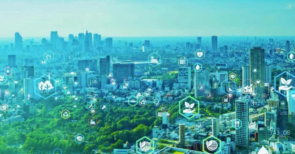 City skyline - federal green fund