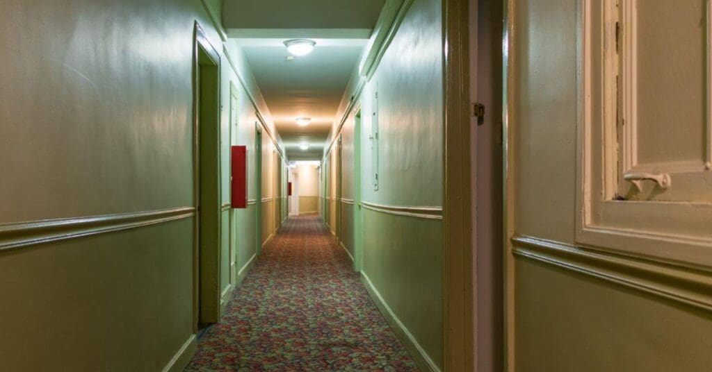 Apartment building designs - hallway