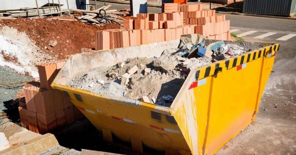 Green Building Guide To Construction &Amp; Demolition Waste Recycling 4 Roll off dumpster with construction debris recycling