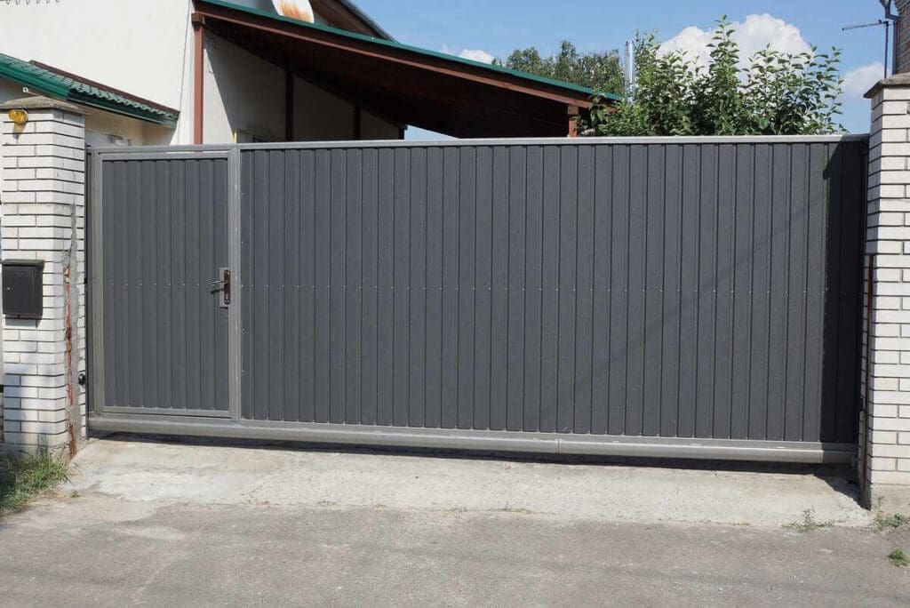 Metal Vs Composite Vs Wood Driveway Gates 6 Composite driveway gate