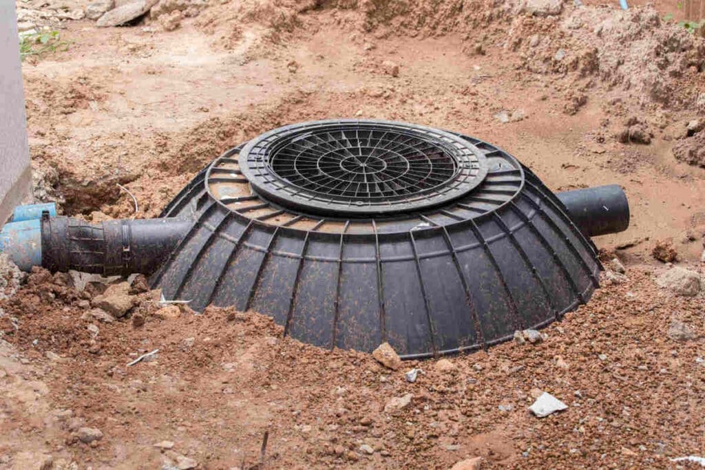 Septic system installation
