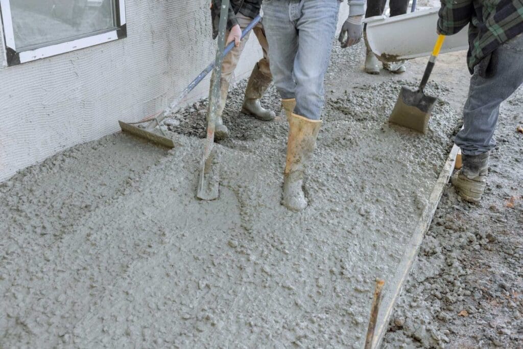 Concrete level - rice husk ash