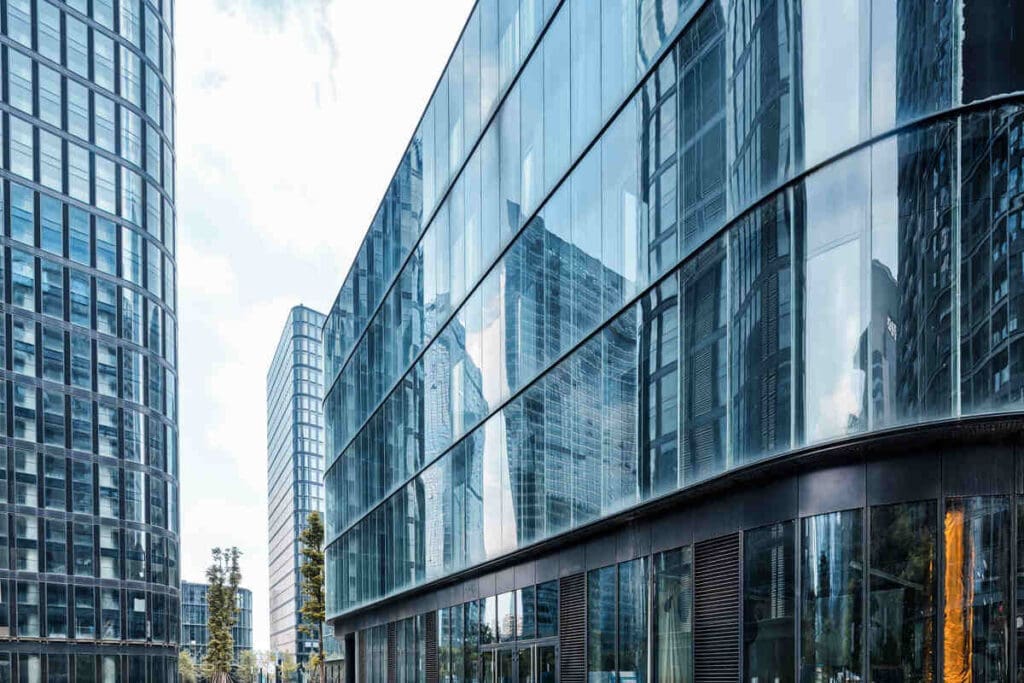 Building integrated photovoltaics on commercial building