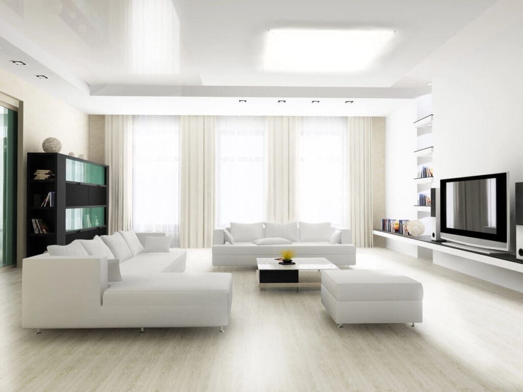 Home theatre in living room