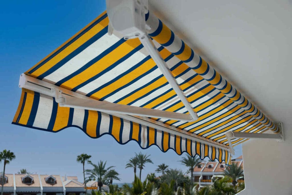 What Pitch To Set Your Awning And How To Adjust It 5 Retractable awning