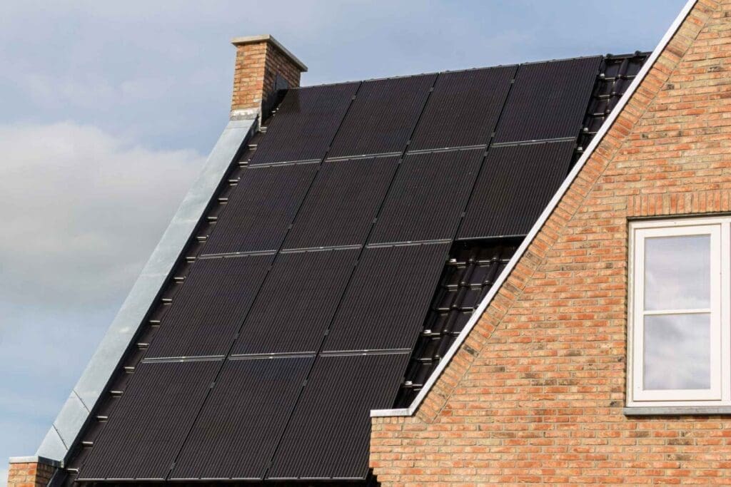 House solar panels