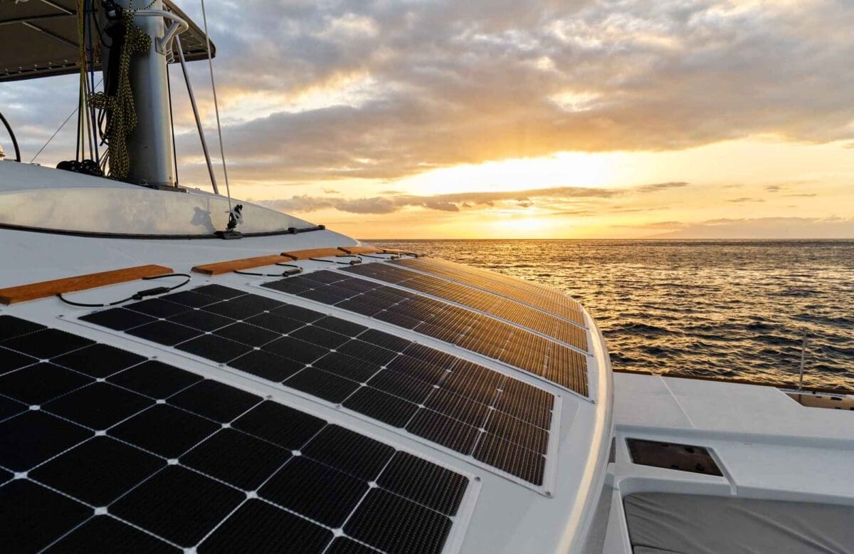 Why Put Solar On Your Boat - The Benefits Explained 2 Solar panels on boat