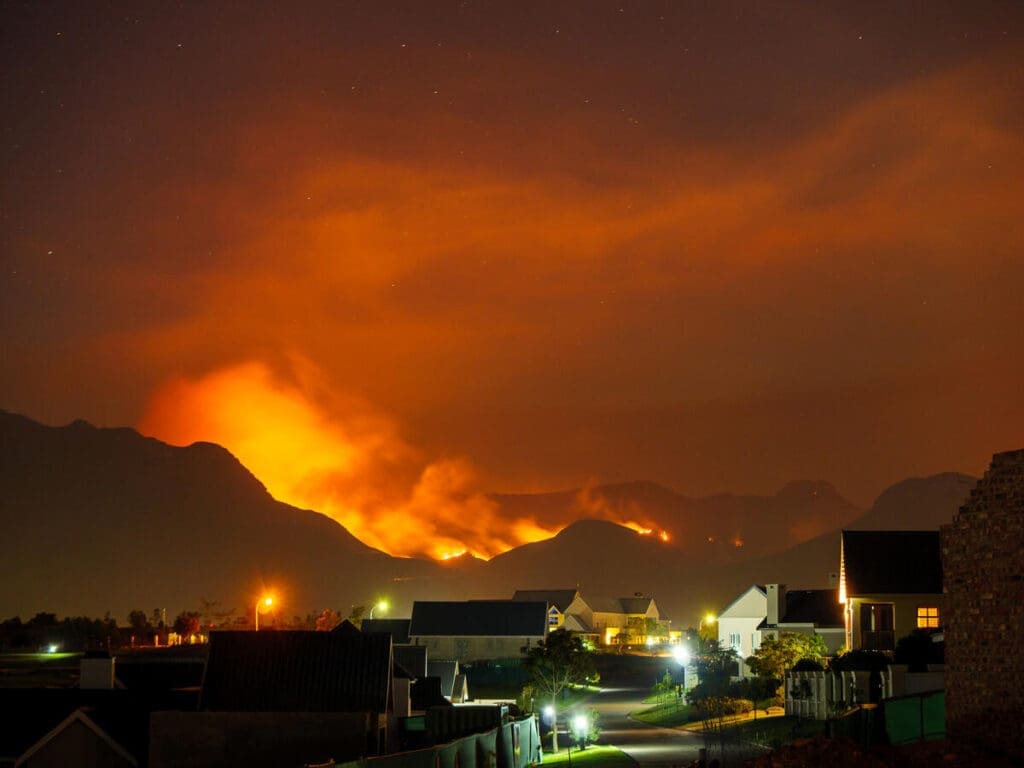 Wildfire urban interface