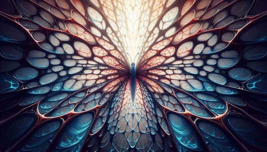 Butterfly strong pattern biomimicry