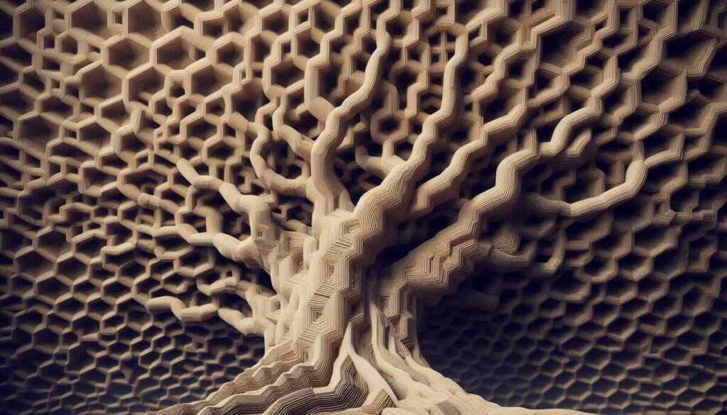 Tree tessellated pattern - biomimicry