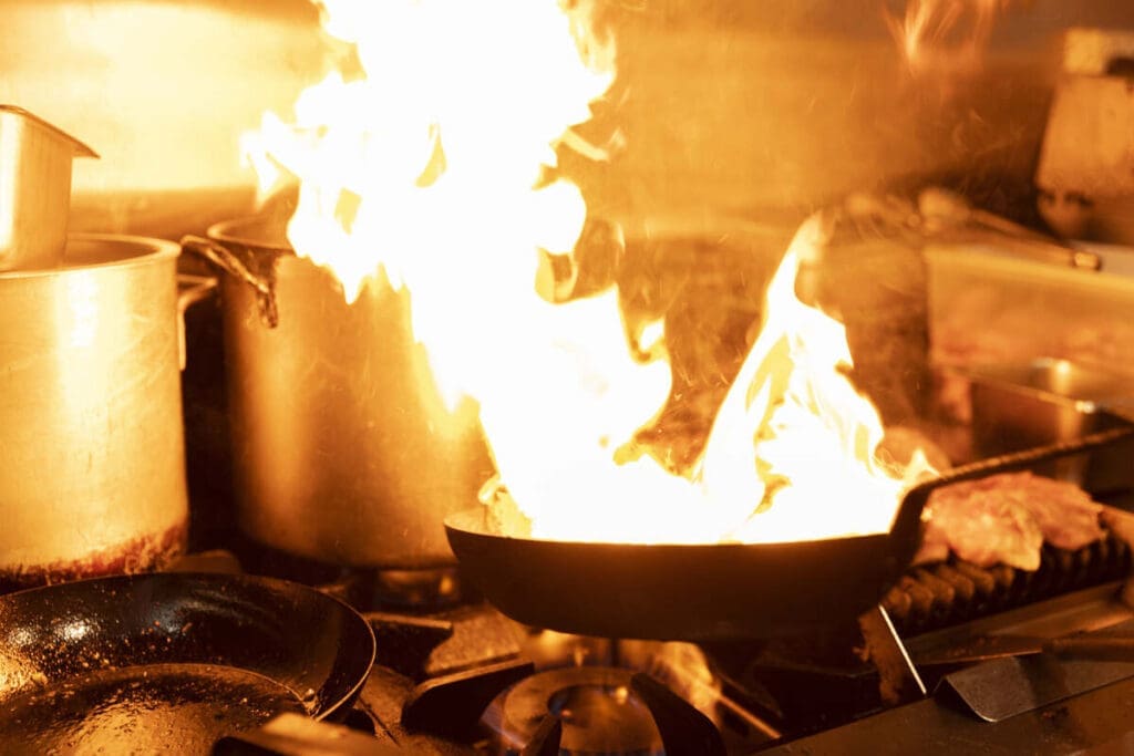 Fire safety in the kitchen