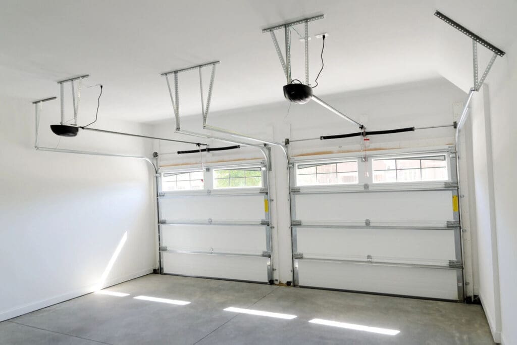 Inside garage door