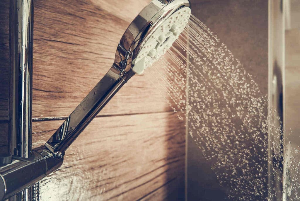 Low flow shower head - saving water