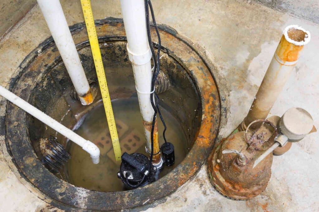 Sump pump system replacement