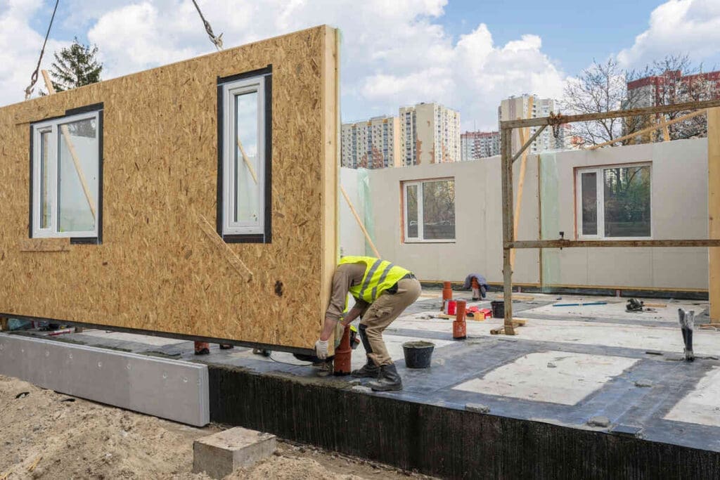 Why More Buyers In Canada Want Green Homes 6 Building a prefab house