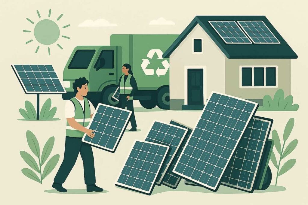Solar panel recycling - certified solar pv recyclers