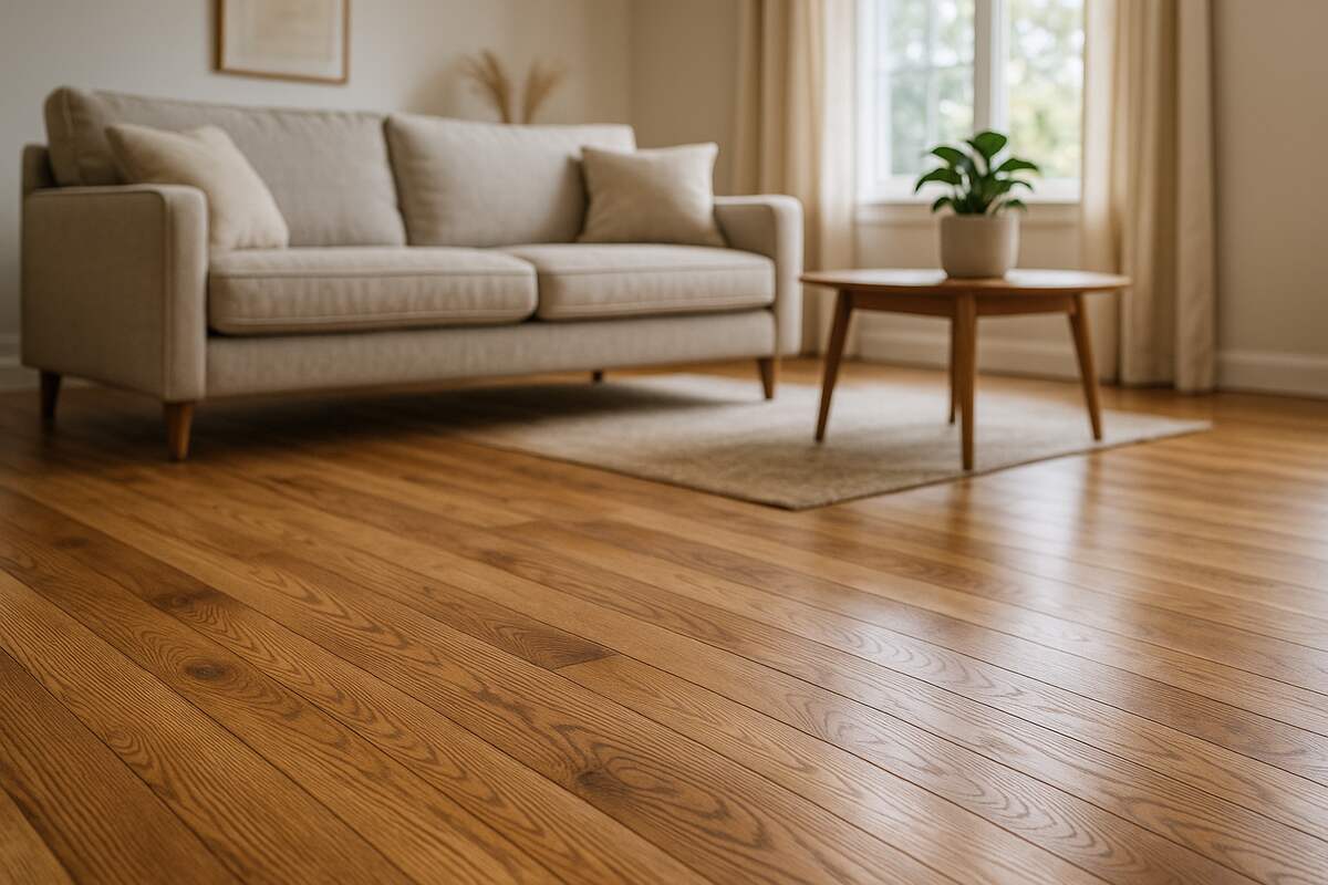 Hardwood floors in house