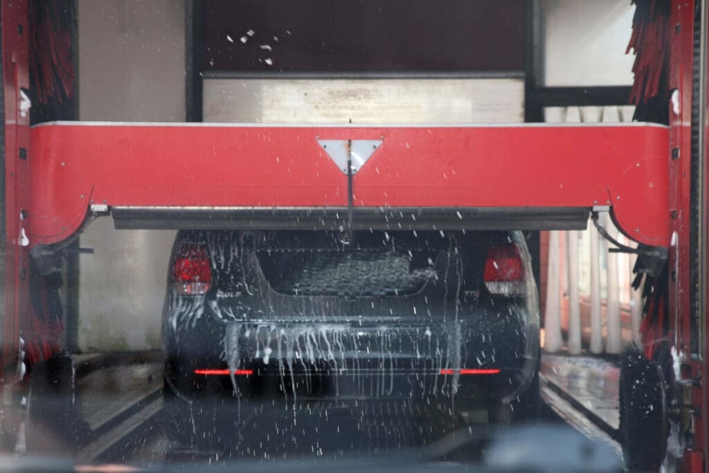 Car cleaning building