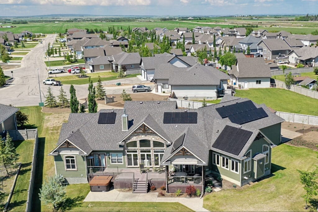 Residential roof solar grande prairie alberta