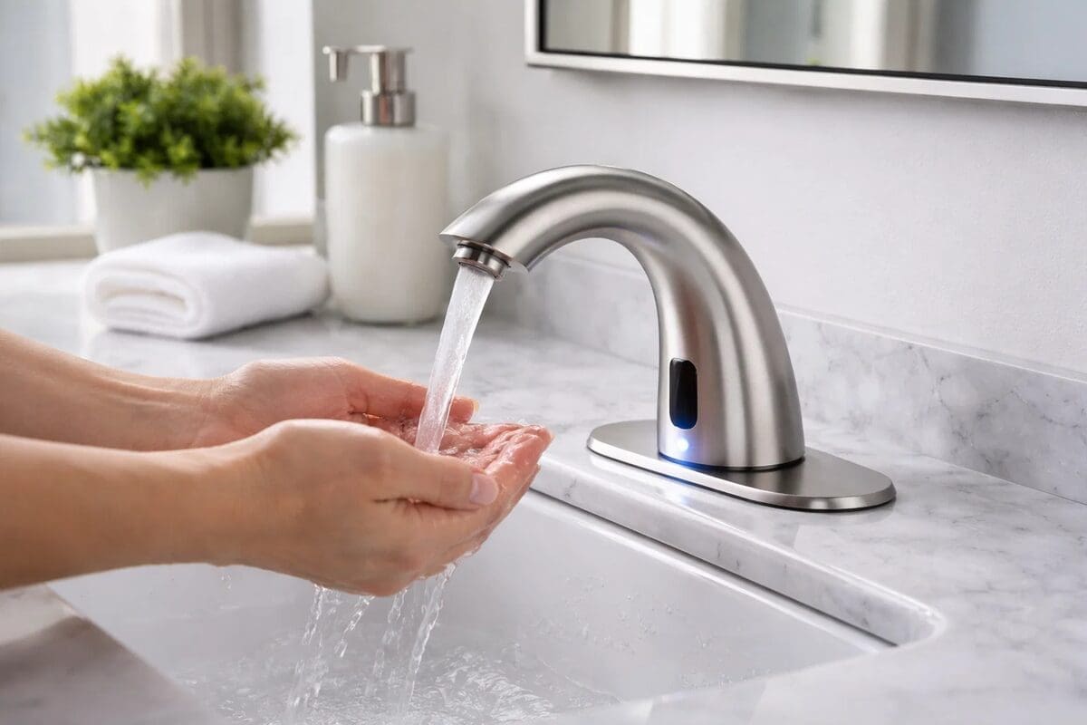 Touchless smart faucet