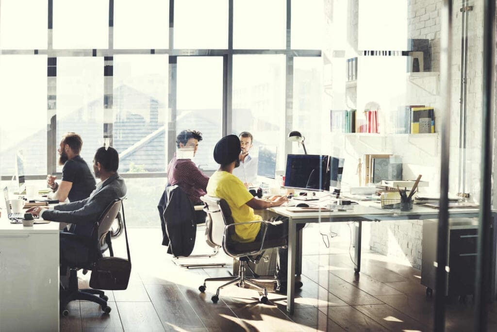 Office workers