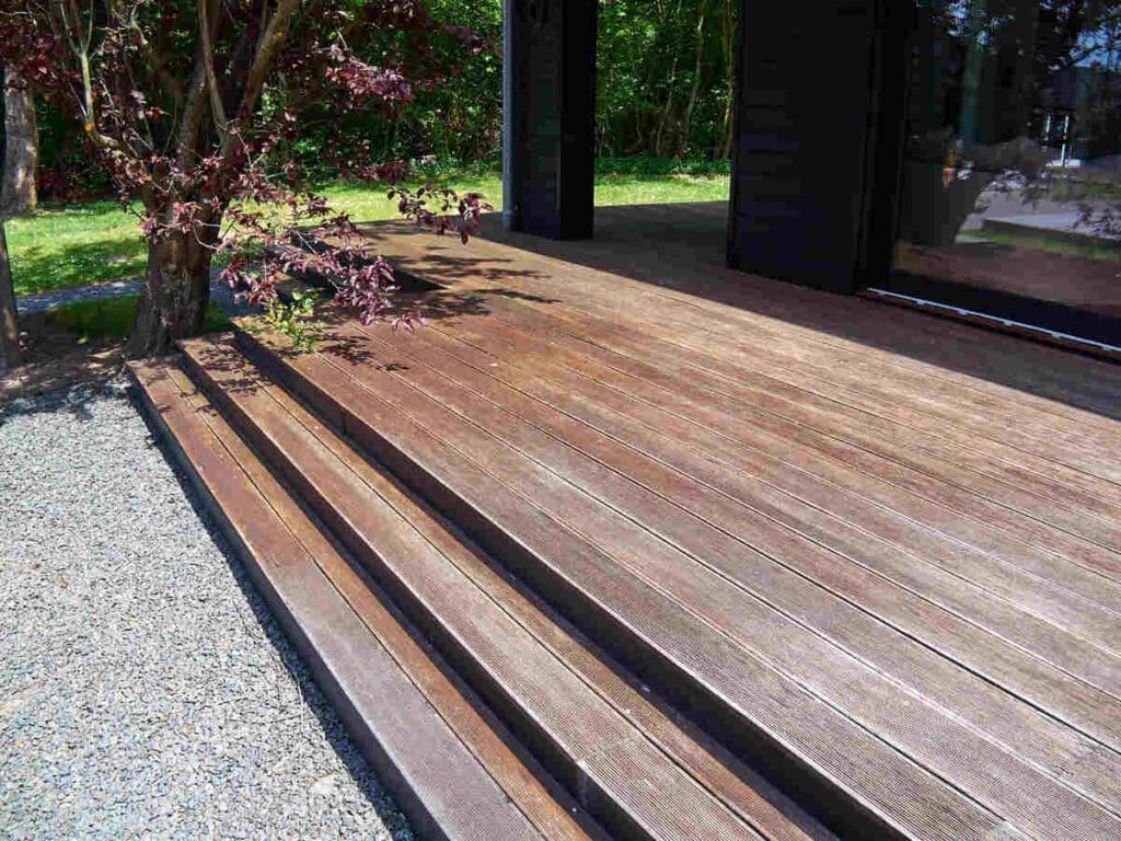 Wooden deck