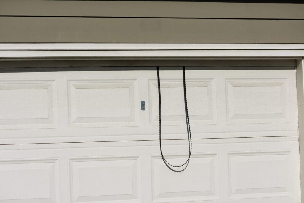 Broken garage door repair