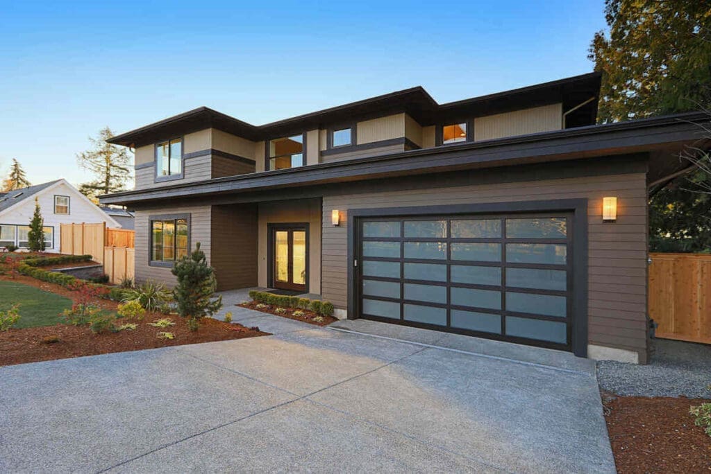 Composite garage door