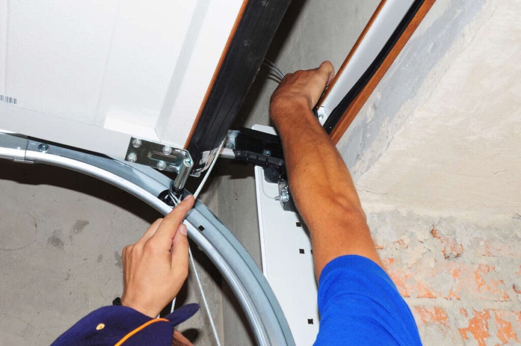 Repairing garage door