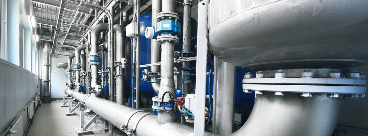 Water pipes in system