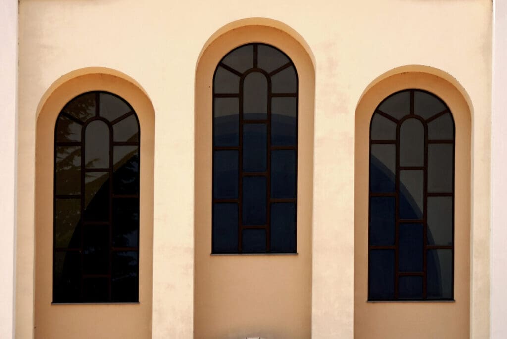 Windows of house