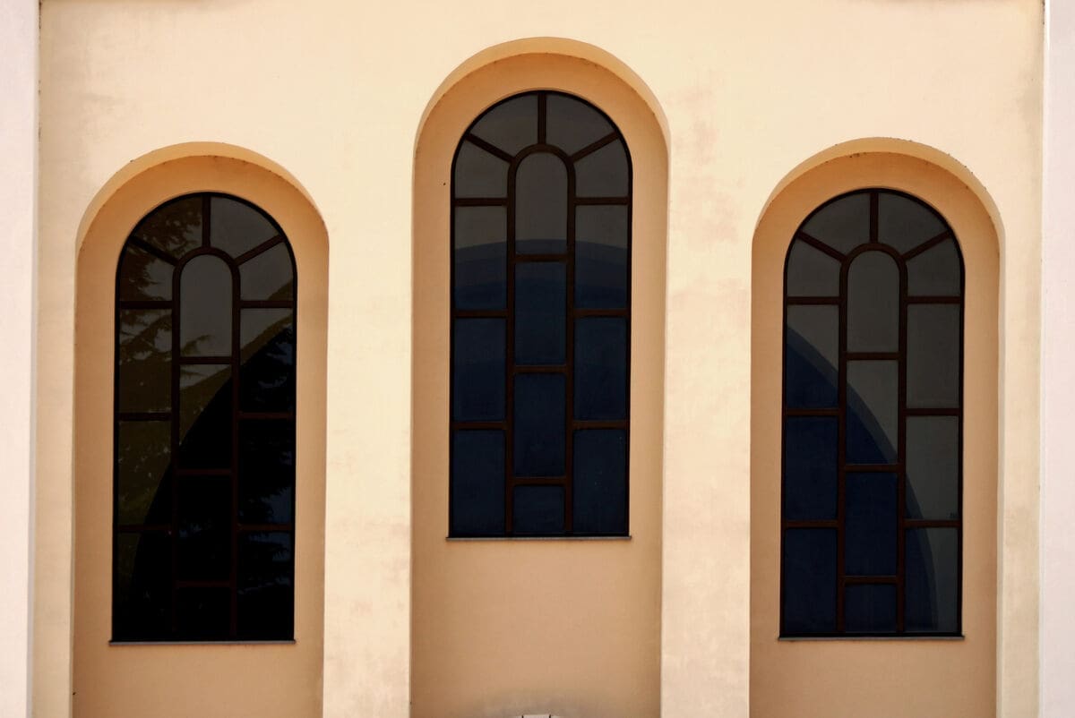 Windows of house