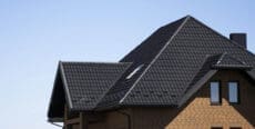metal roof of house