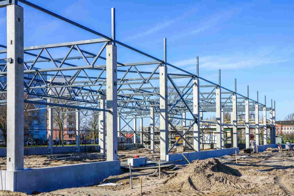 steel building construction