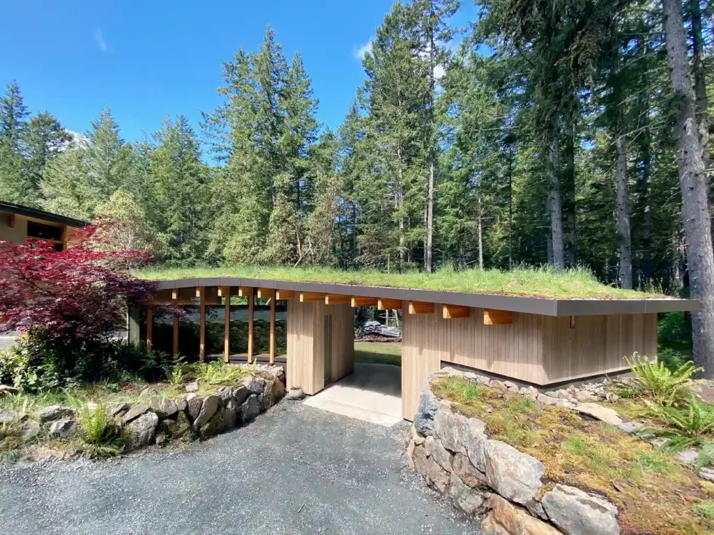 studio green roof in Victoria, BC - Greenway Studio Architecture
