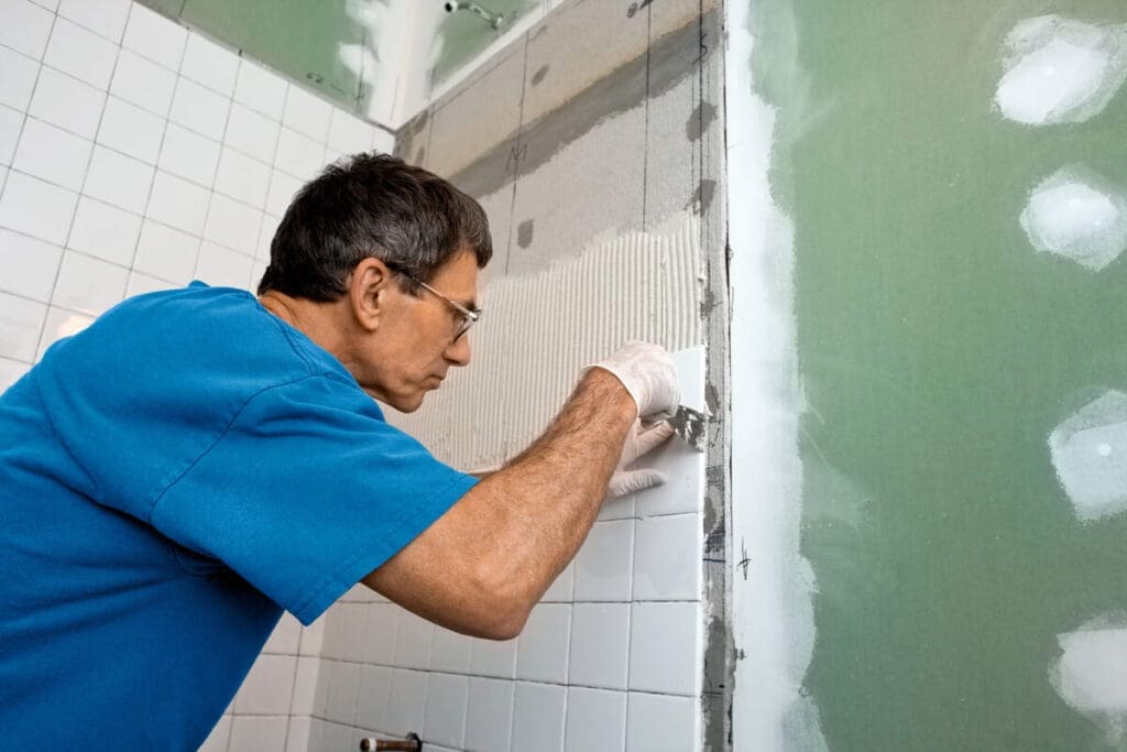 What Is a Residential Renovation? 4 renovating bathroom walls tiles